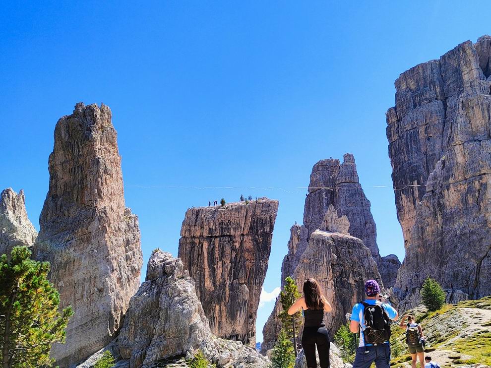 Cinque Torri Dolomitok