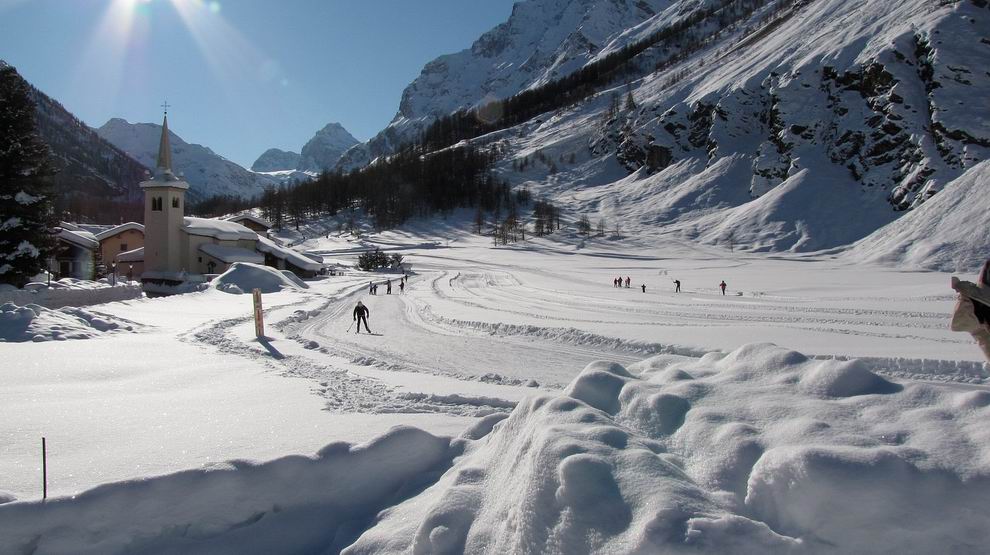 Gran Paradiso Nemzeti Park téli sportok