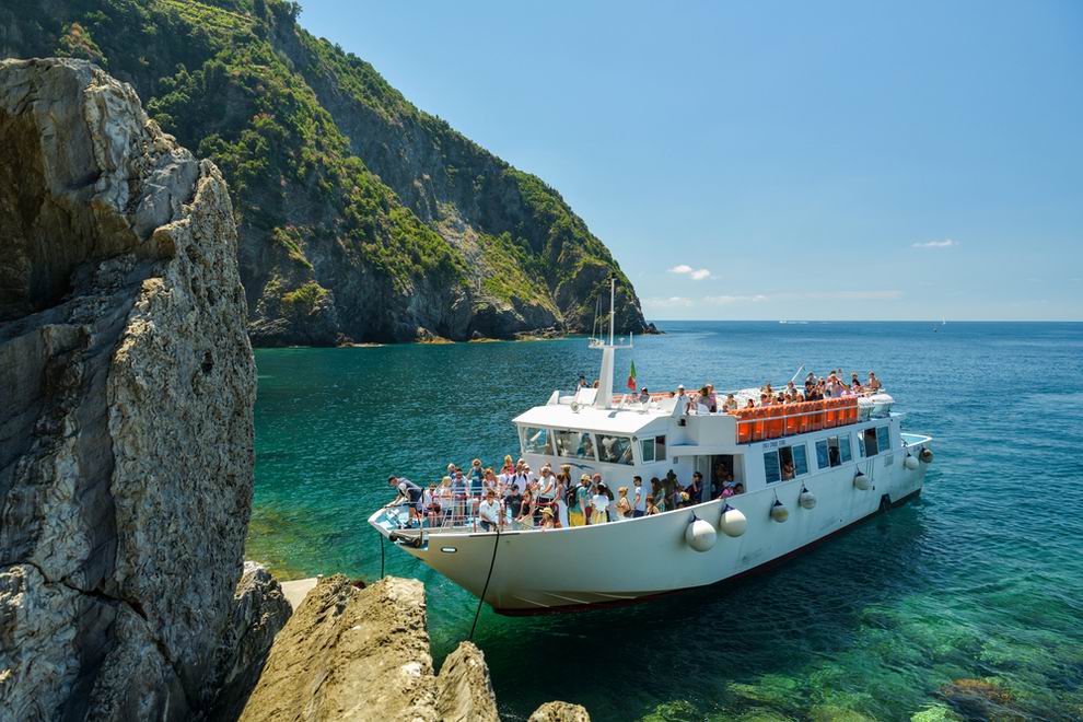 cinque terre hajókirándulás