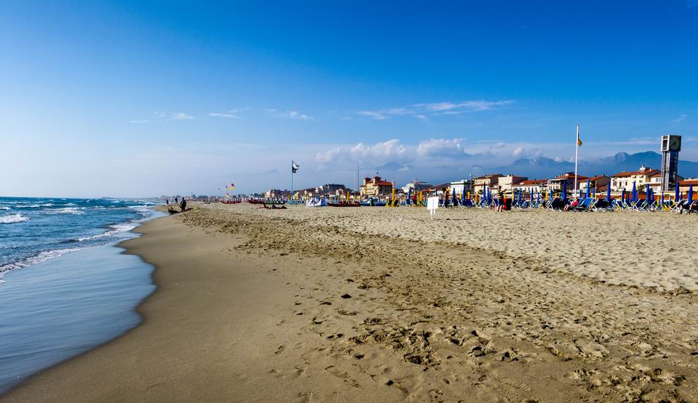 Viareggio strandjai