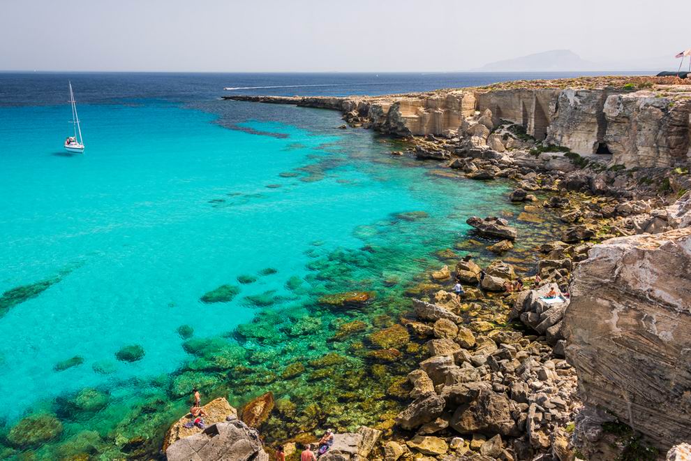 Olaszország legszebb strandjai - Cala Rossa
