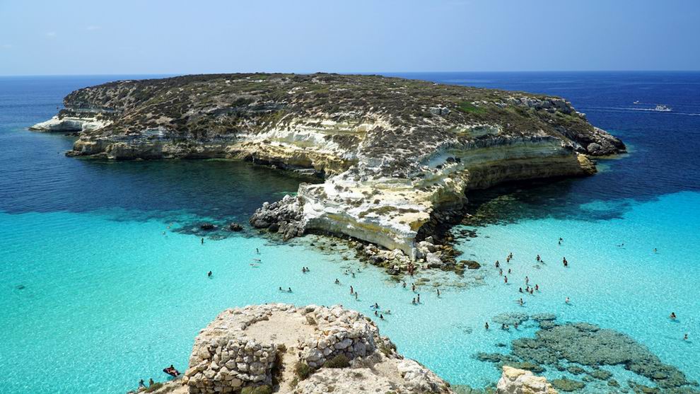 lampedusa spiaggia dei conigli - Szicília