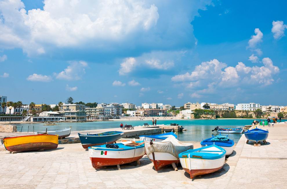 Otranto kikötő