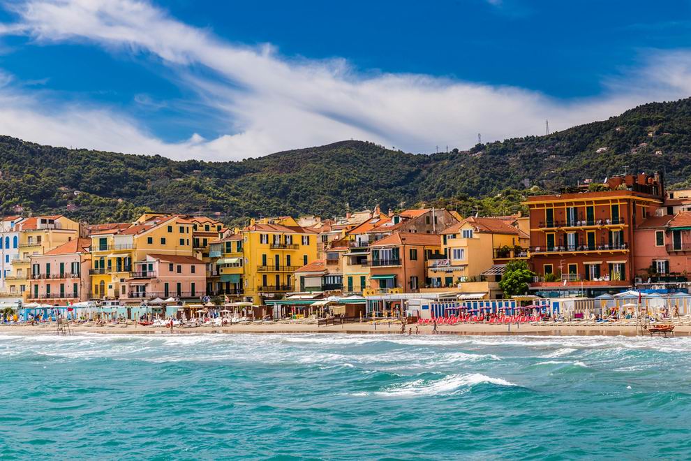 Alassio - Liguria tengerpart