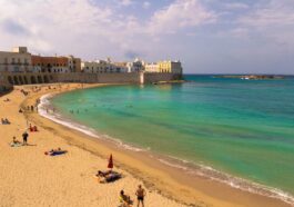 Puglia tengerparti szállás - Gallipoli-beach