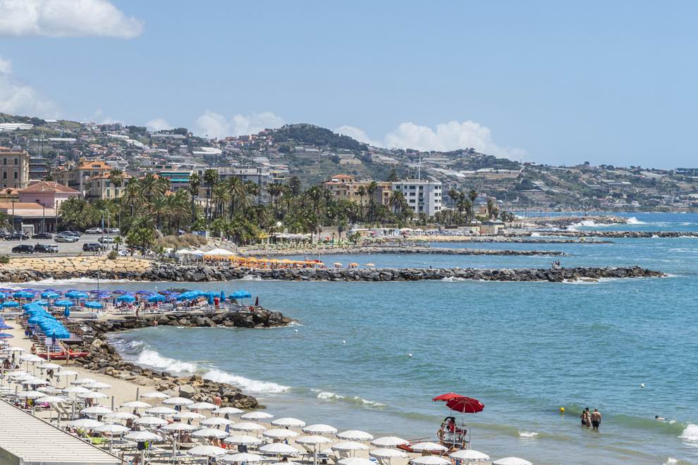 Sanremo beach