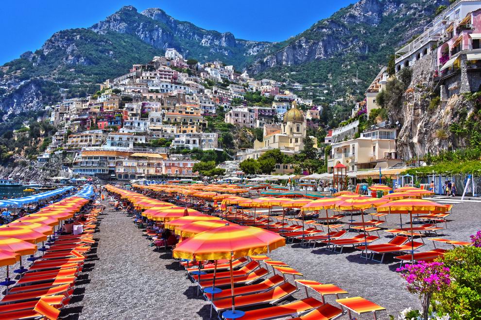 Positano strandok - Amalfi-part