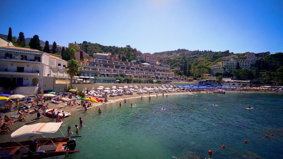 Taormina strandok