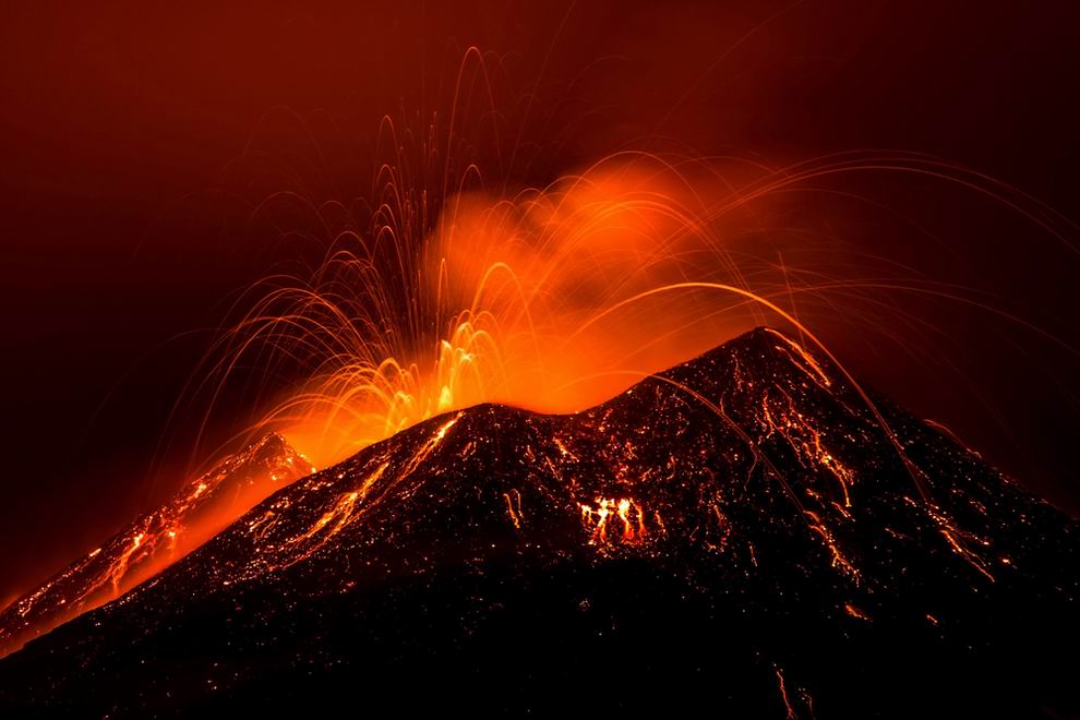 Etna vulkánkitörés